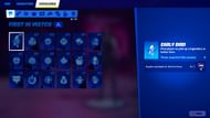List of all First In Match Accolades in Fortnite Chapter 6 Season 1 (Image via Epic Games)